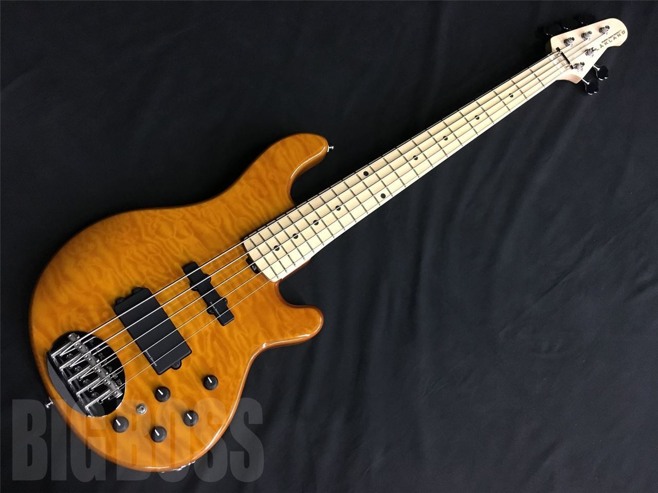 【受注生産】Lakland(レイクランド) Skyline Japan Series SK-5DX Amber Translucent / Maple FB
