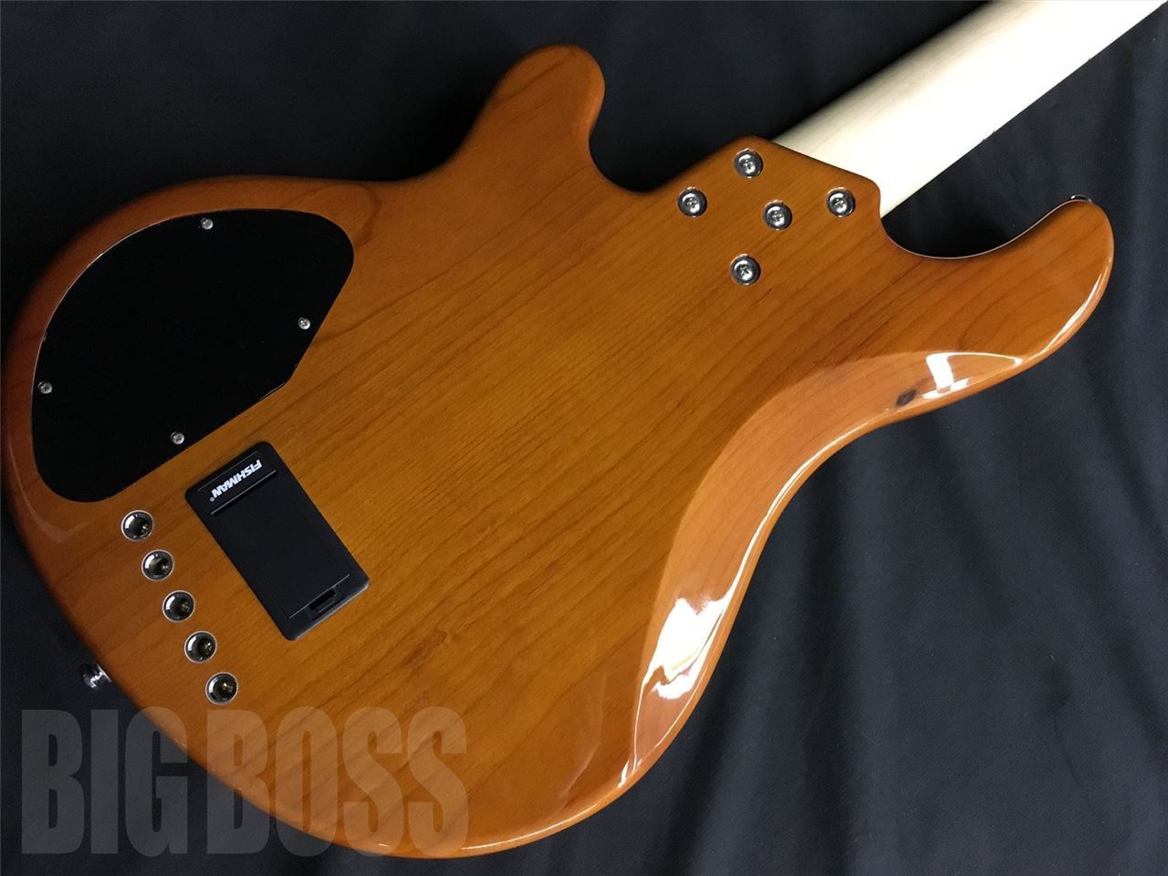 【受注生産】Lakland(レイクランド) Skyline Japan Series SK-5DX Amber Translucent / Maple FB - 4