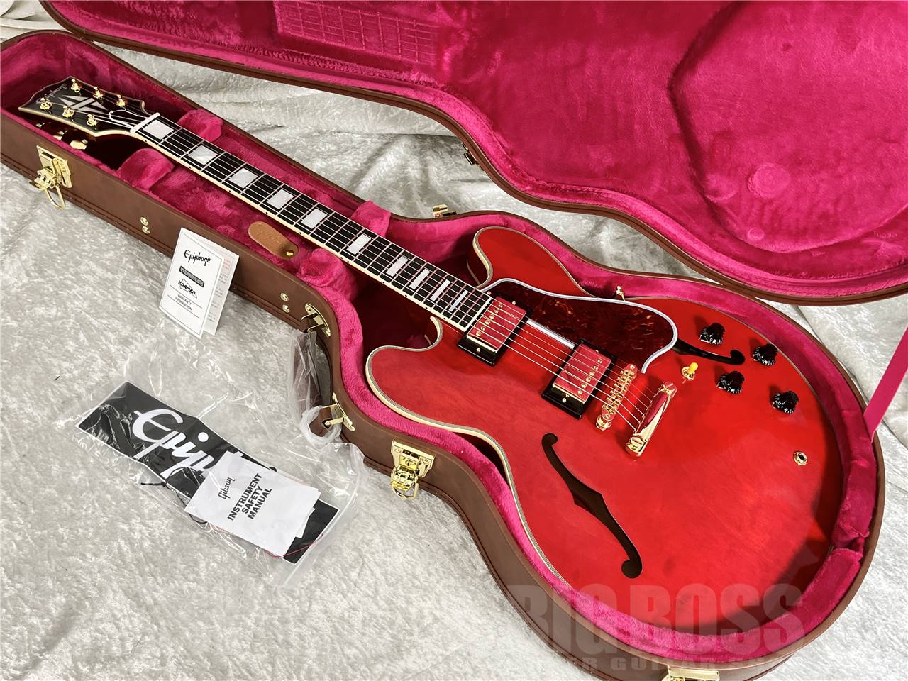 【即納可能】Epiphone ( エピフォン ) Inspired by Gibson Custom ES-355/Cherry (セミアコースティックギター) お茶の水駅前店・別館