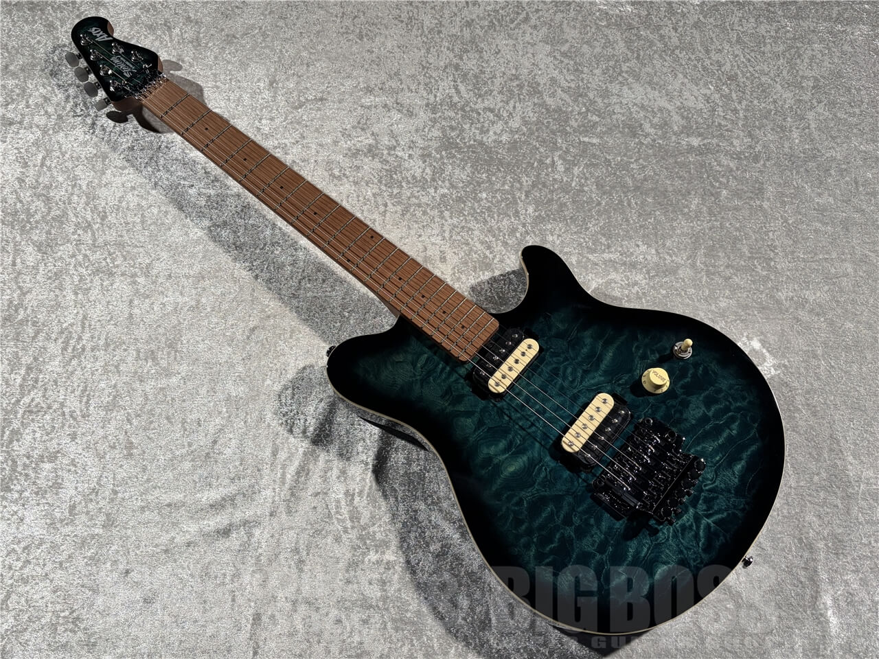 【即納可能】Sterling by MUSIC MAN(スターリン バイ ミュージックマン) Axis AX50 Quilted Maple (Yucatan Blue) 札幌店 - 9