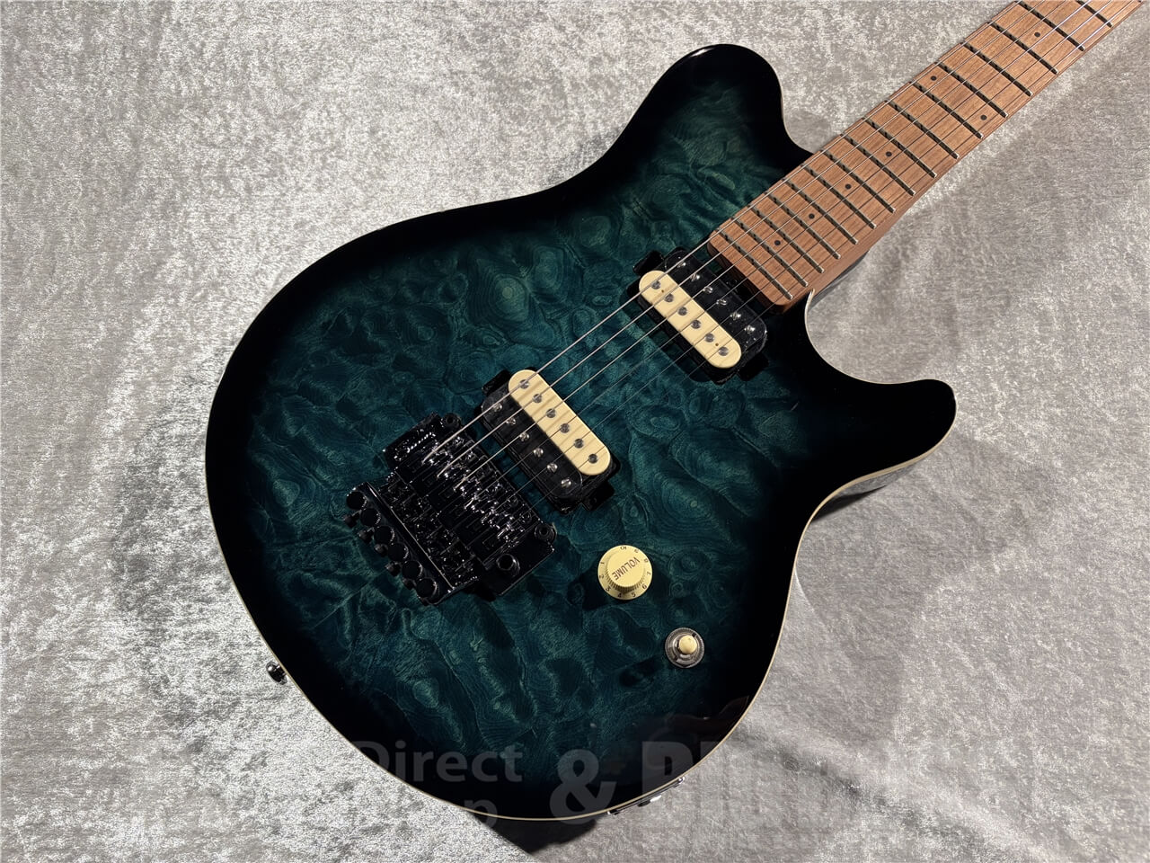 【即納可能】Sterling by MUSIC MAN(スターリン バイ ミュージックマン) Axis AX50 Quilted Maple (Yucatan Blue) 札幌店 - 2