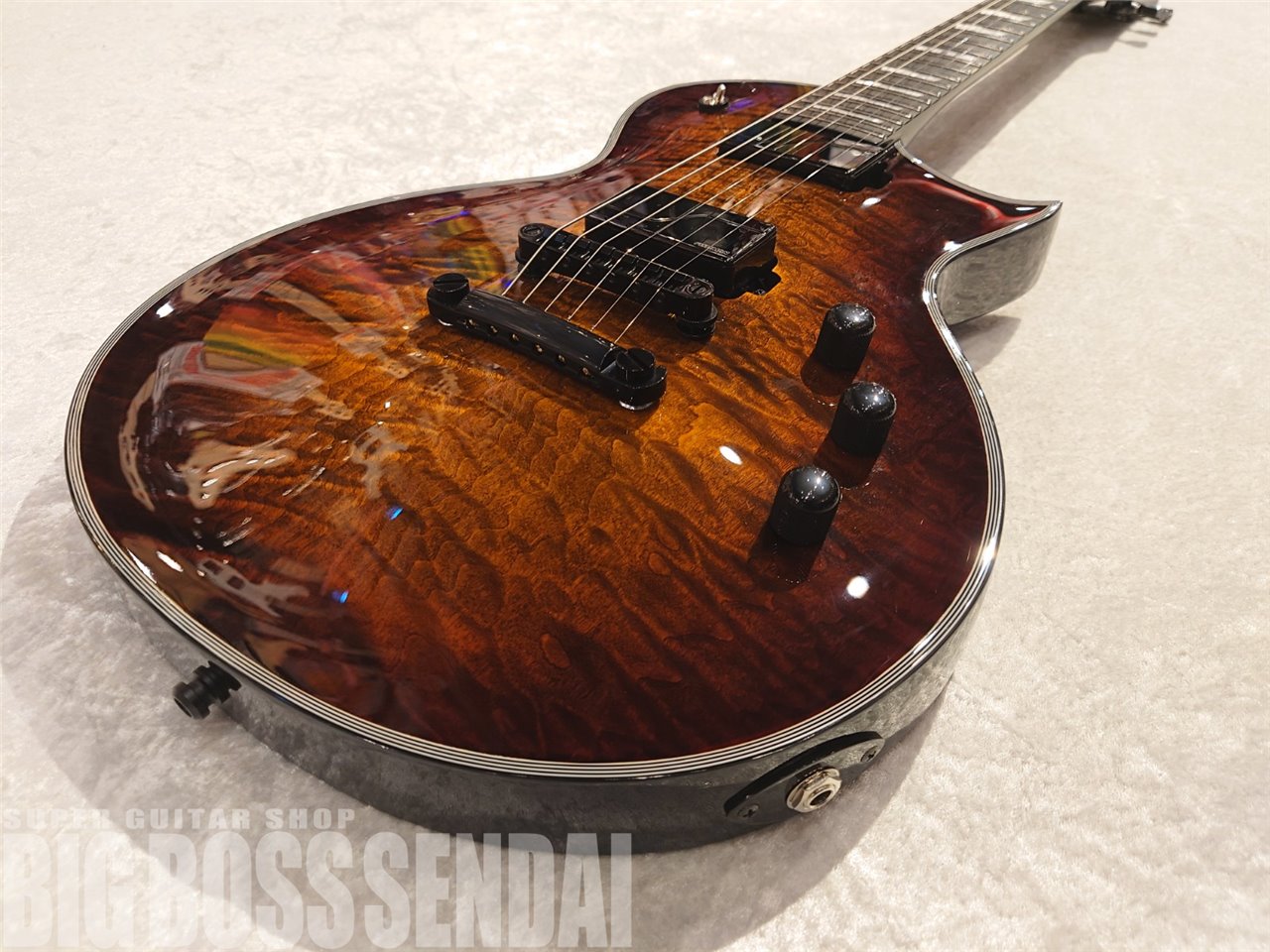 即納可能】E-II(イーツー) EC QM FL / Tiger Eye Sunburst 仙台店