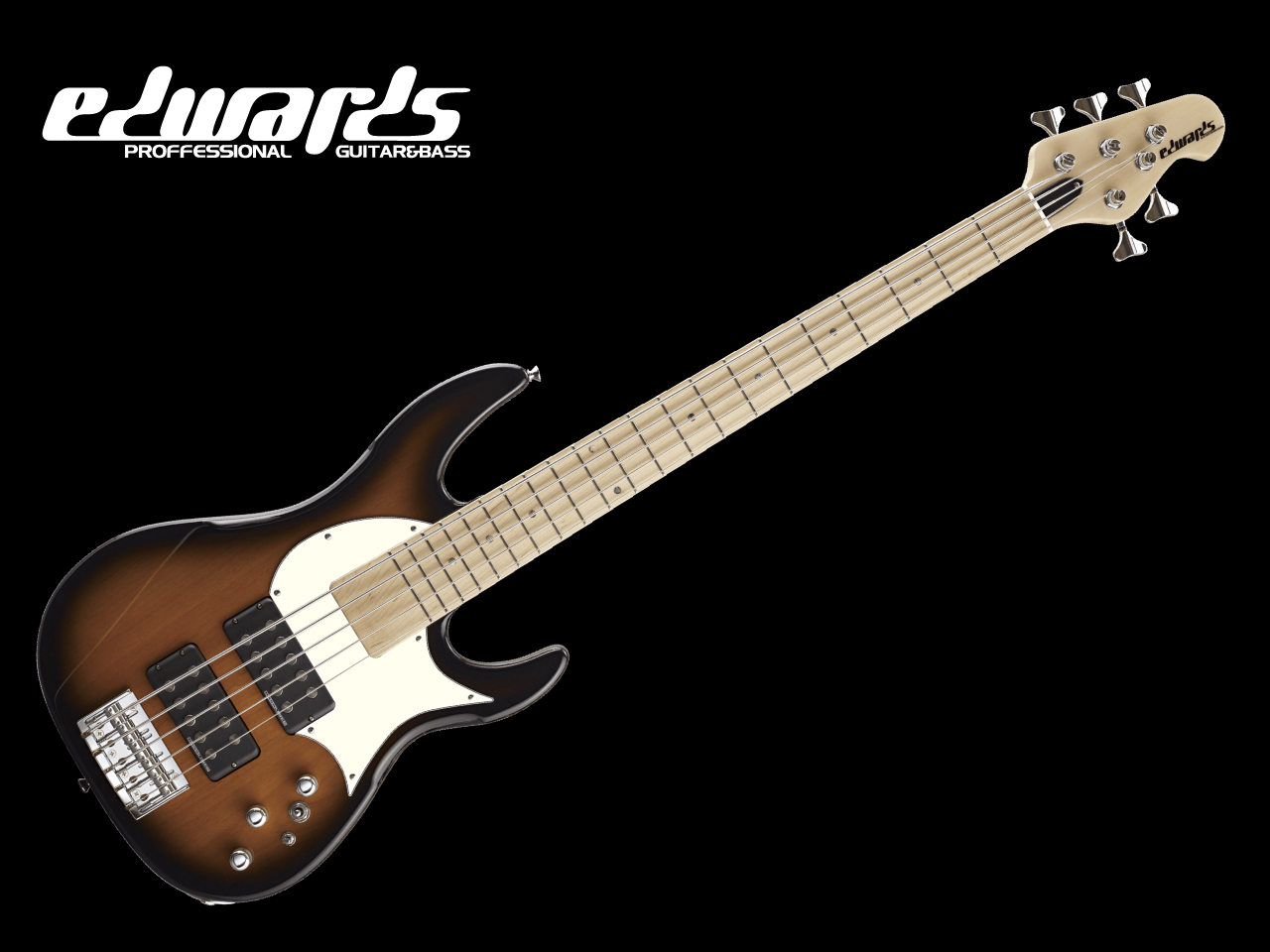 【お取寄せ商品】EDWARDS(エドワーズ) E-LW/M Produced by IKUO / 2 Tone Sunburst (BULL ZEICHEN 88, Rayflower/IKUOモデル)【5弦ベース】