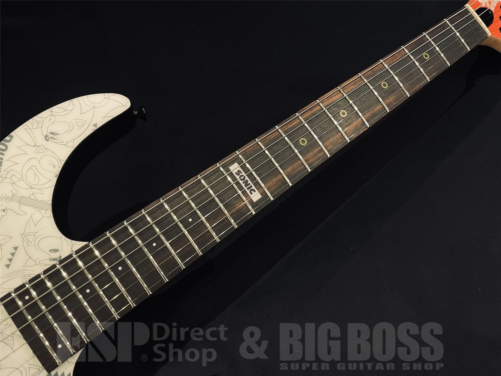 【即納可能】ESP×SONIC(イーエスピーxソニック) SONIC THE HEDGEHOG GUITAR III -Classic Sonic Edition- 京都店 - 4