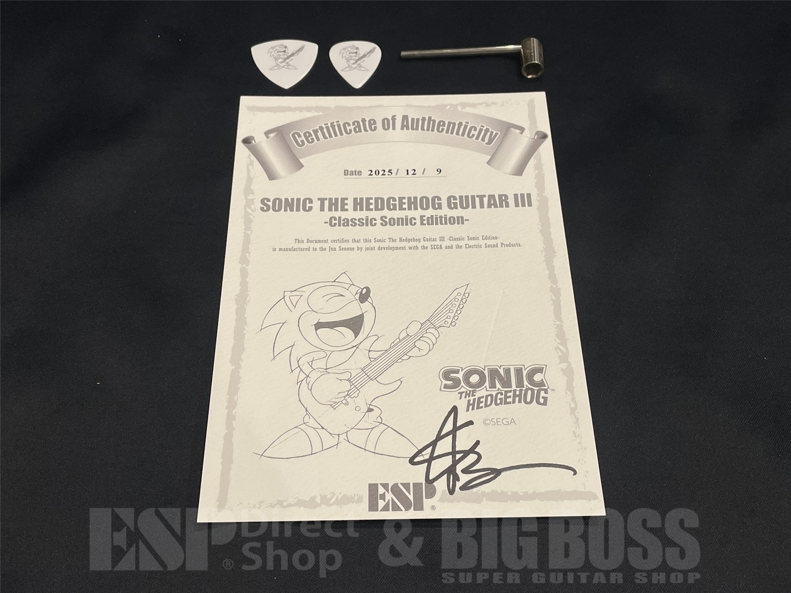 【即納可能】ESP×SONIC(イーエスピーxソニック) SONIC THE HEDGEHOG GUITAR III -Classic Sonic Edition- 京都店 - 11