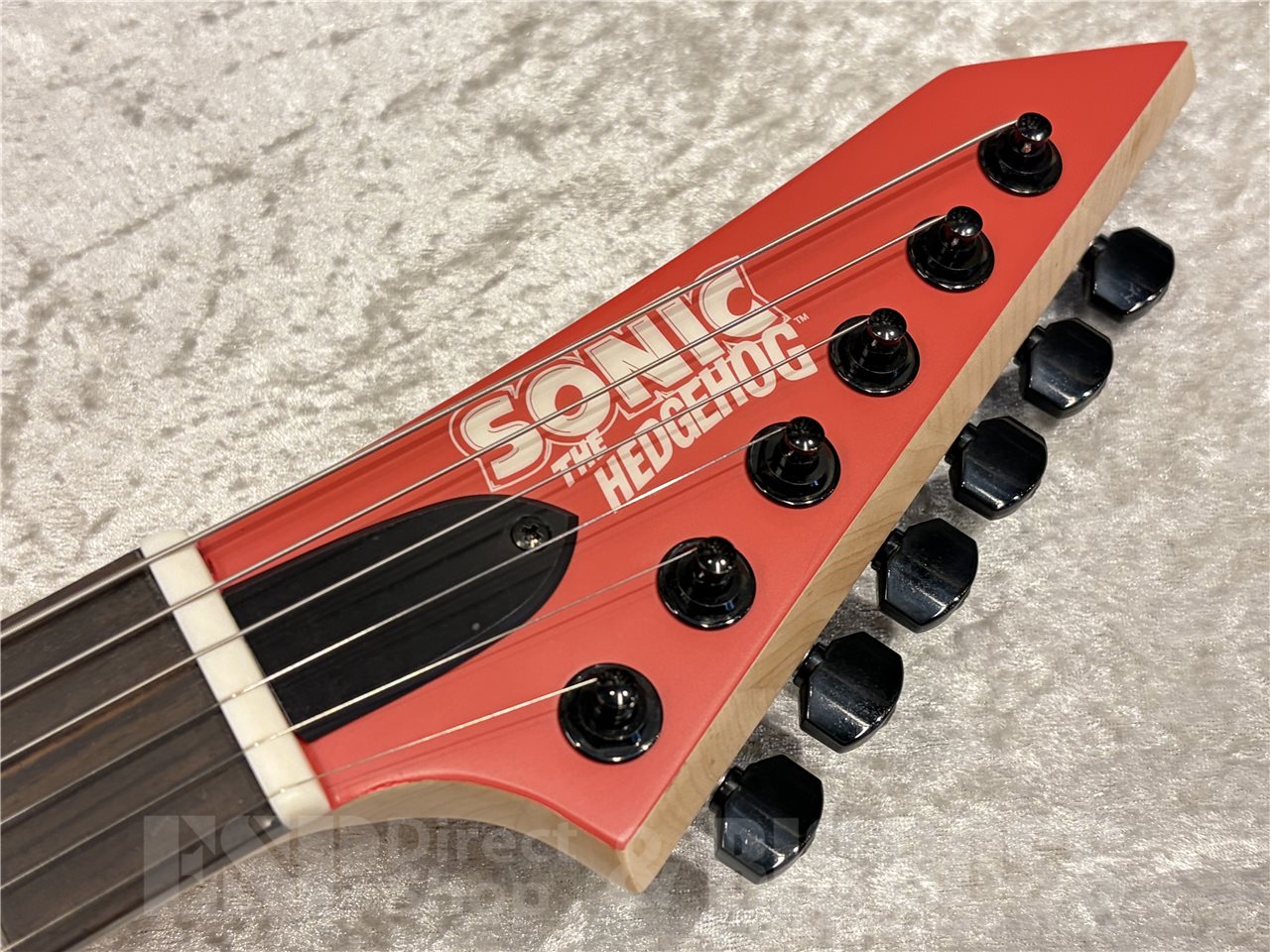 【即納可能】ESP×SONIC（イーエスピー×ソニック）SONIC THE HEDGEHOG GUITAR III -Classic Sonic Edition-（Classic Sonic Collage Art Top / Black Satin Back）　名古屋店 - 5