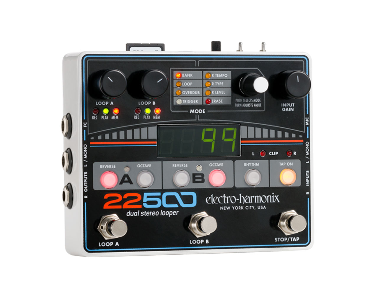 【お取寄せ商品】<br>Electro-Harmonix 22500 Dual Stereo Looper<br>(ルーパー)(エレクトロハーモニックス)