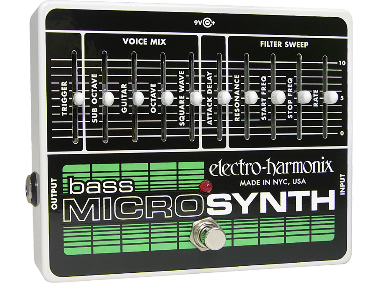 【お取寄せ商品】<br>Electro-Harmonix Bass Micro Synthesizer Analog Microsynth<br>(ベースシンセサイザー)(エレクトロハーモニックス)