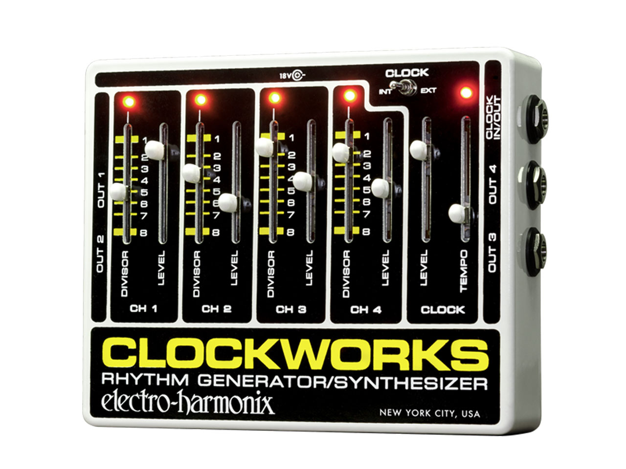 【お取寄せ商品】<br>Electro-Harmonix Clockworks Rhythm Generator/Synthesizer<br>(リズムジェネレーター/シンセサイザー)(エレクトロハーモニックス)