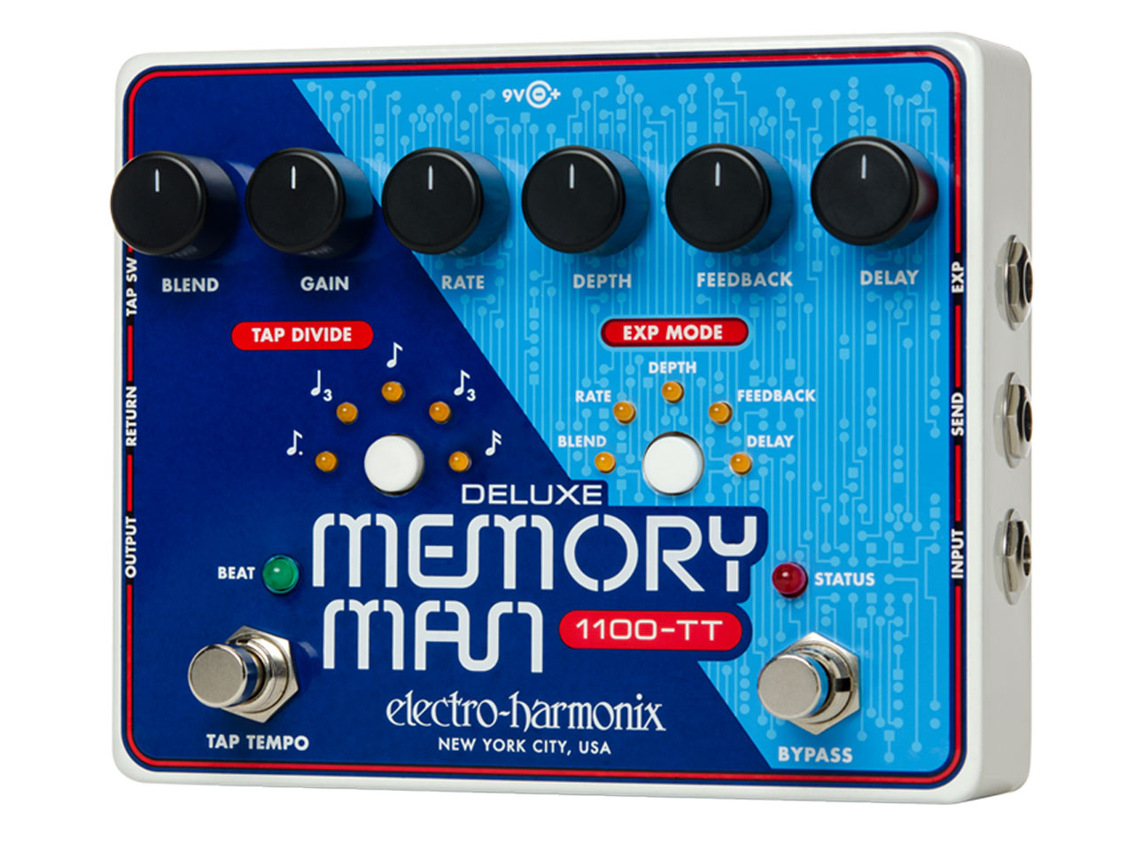 【お取寄せ商品】<br>Electro-Harmonix Deluxe Memory Man 1100-TT Delay<br>(アナログディレイ)(エレクトロハーモニックス)