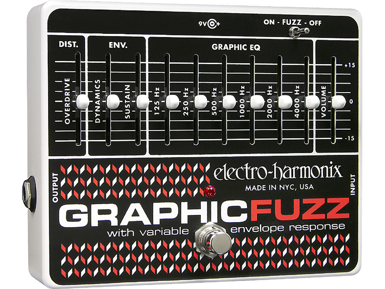 【お取寄せ商品】<br>Electro-Harmonix Graphic Fuzz EQ/Distortion/Sustainer<br>(ファズ/イコライザー)(エレクトロハーモニックス)