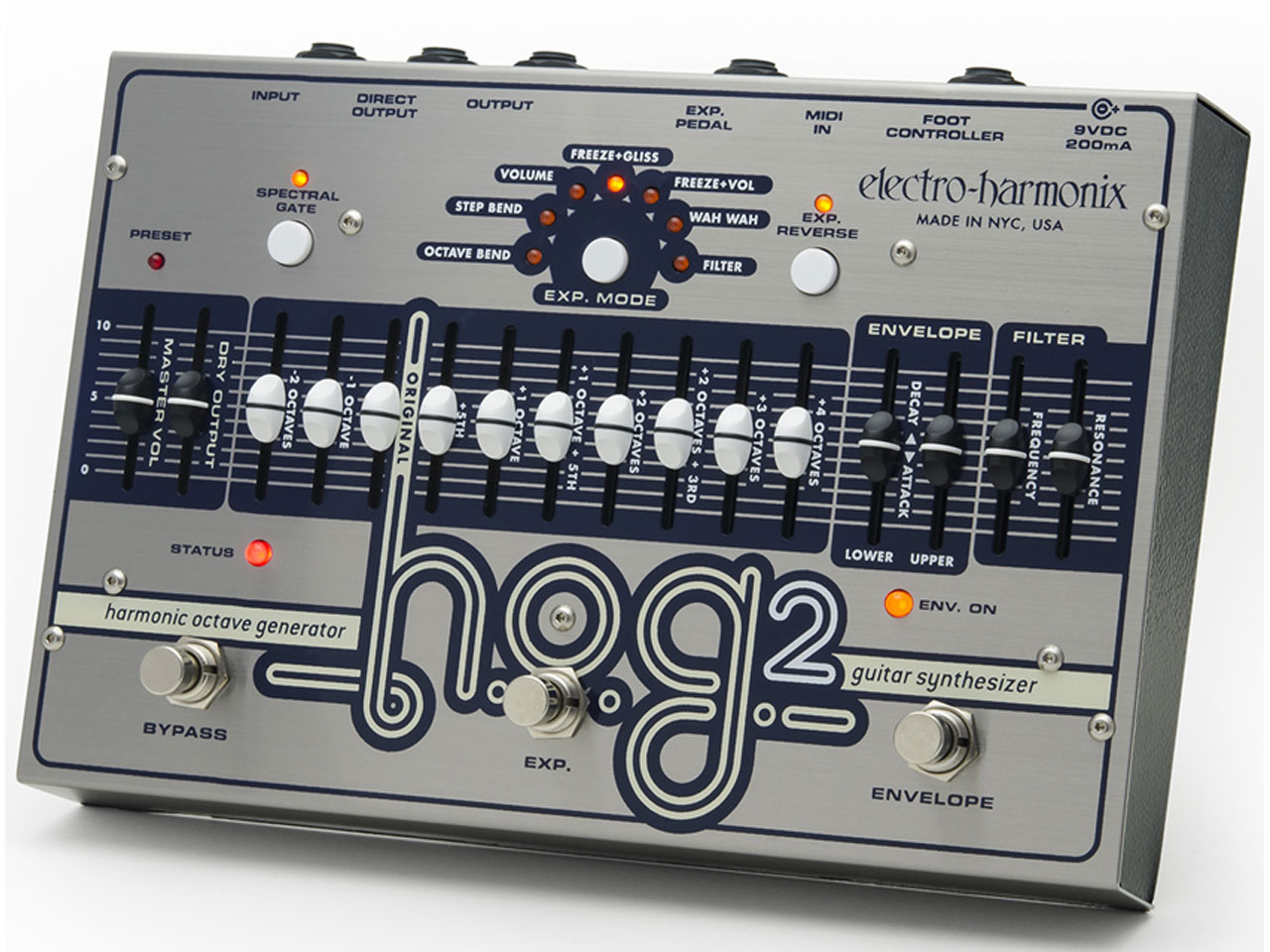 【お取寄せ商品】<br>Electro-Harmonix HOG2 Harmonic Octave Generator<br>(オクターバー/ハーモナイザー)(エレクトロハーモニックス)