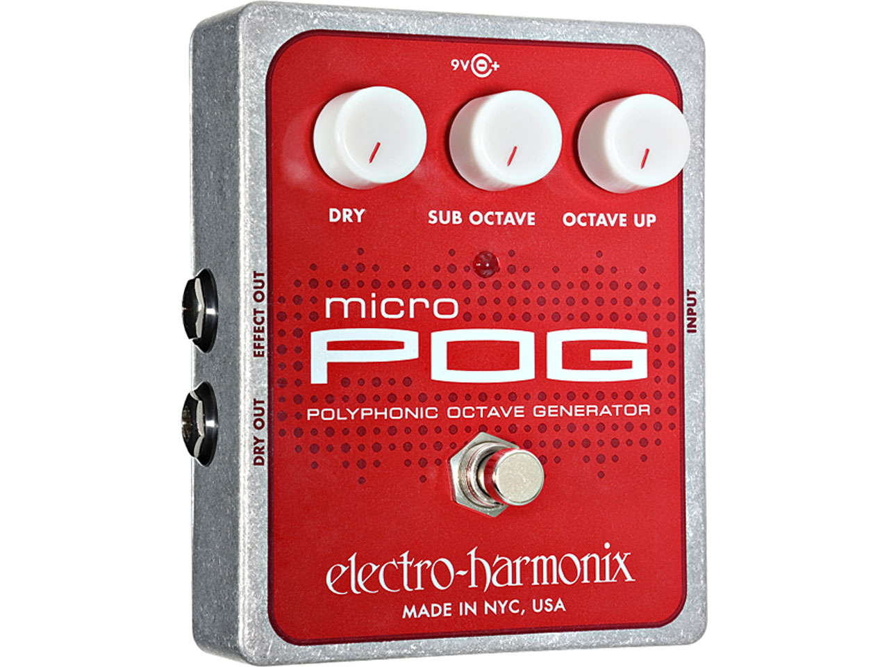 【お取寄せ商品】<br>Electro-Harmonix Micro POG Polyphonic Octave Generator<br>(オクターバー)(エレクトロハーモニックス)