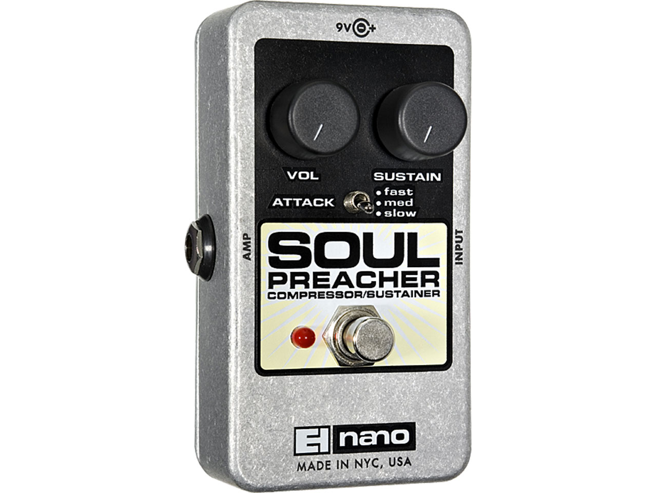 【お取寄せ商品】<br>Electro-Harmonix Soul Preacher Compressor/Sustainer<br>(コンプレッサー)(エレクトロハーモニックス)