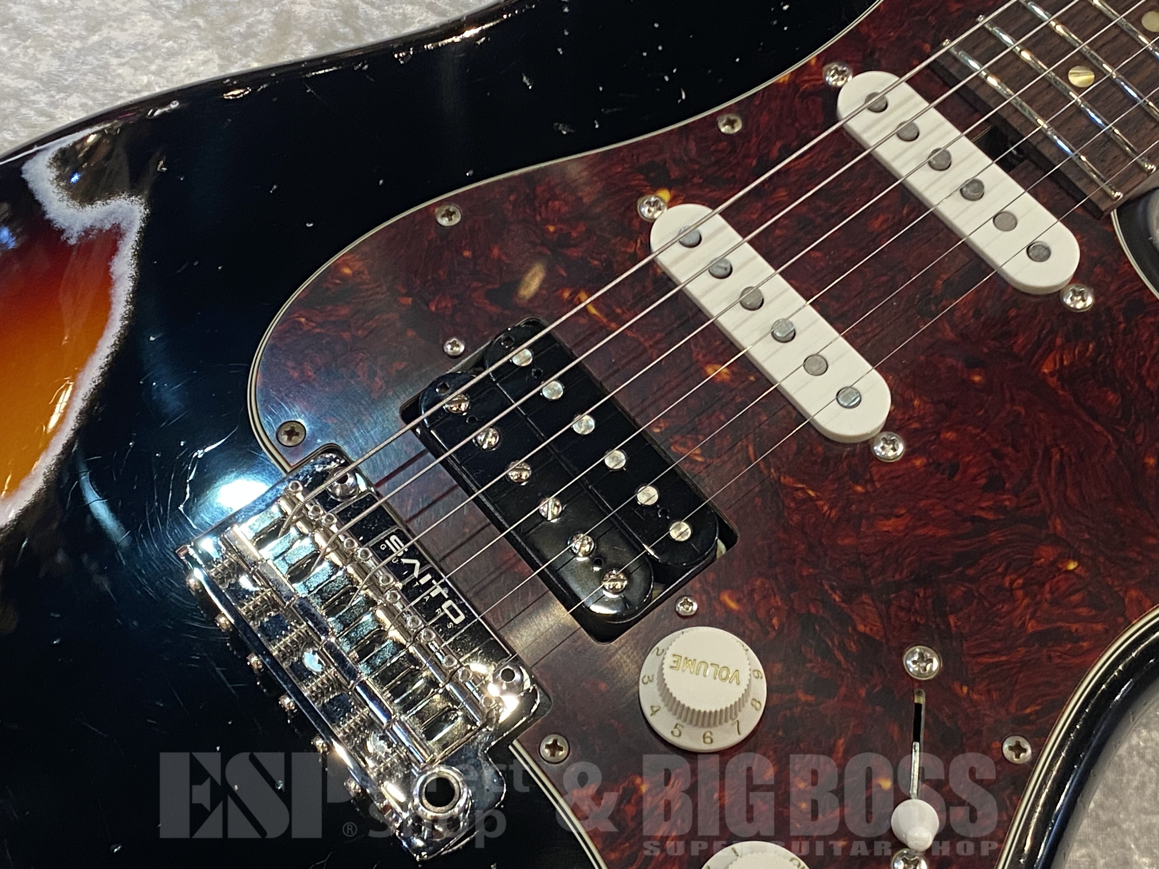 【即納可能】SAITO GUITARS(サイトウギターズ) SG S-622CSH RRA SH【3T/Black/Tortoise】福岡店 - 3