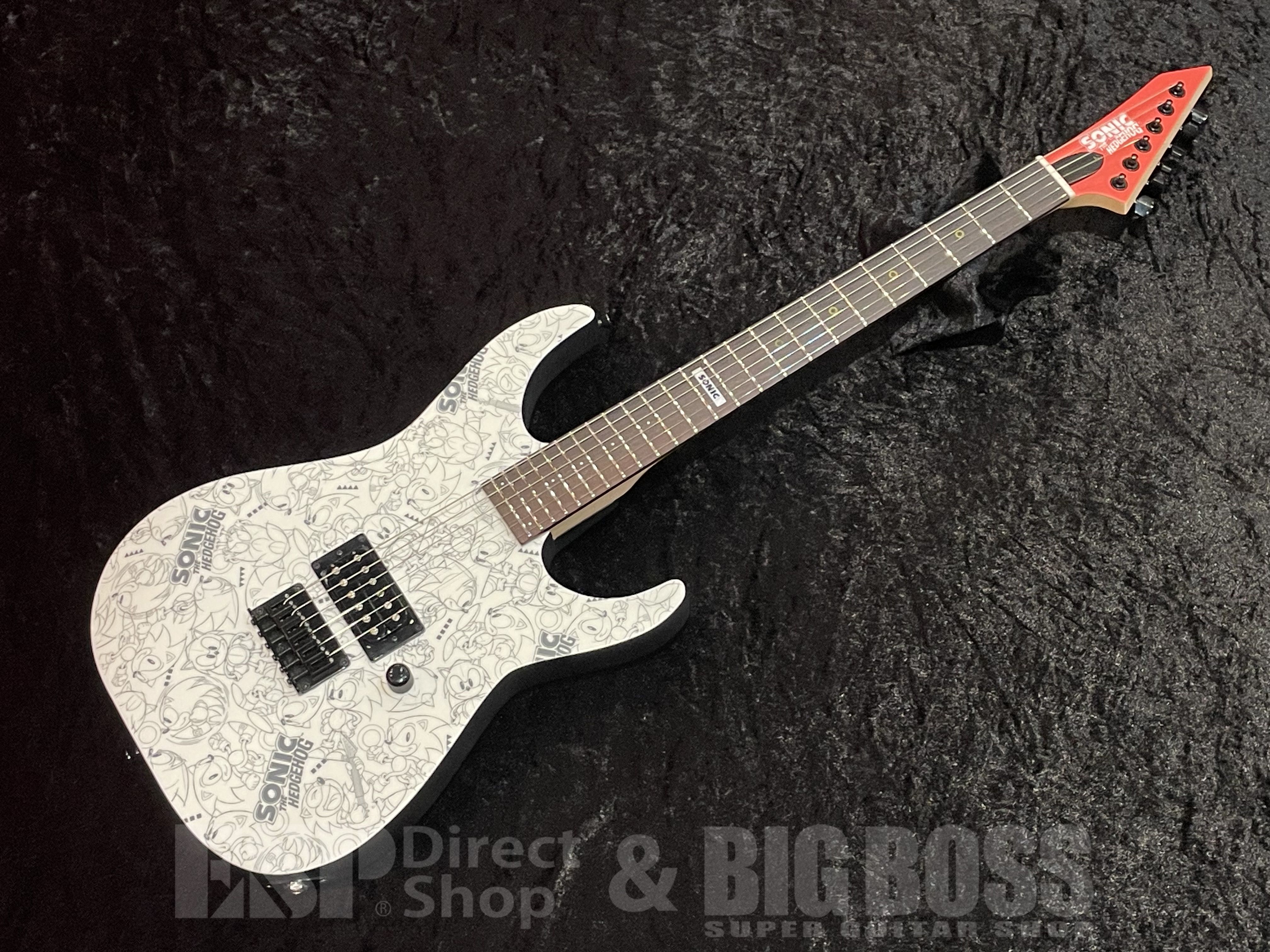 【即納可能】ESP×SONIC(イーエスピーxソニック) SONIC THE HEDGEHOG GUITAR III【Classic Sonic Edition】