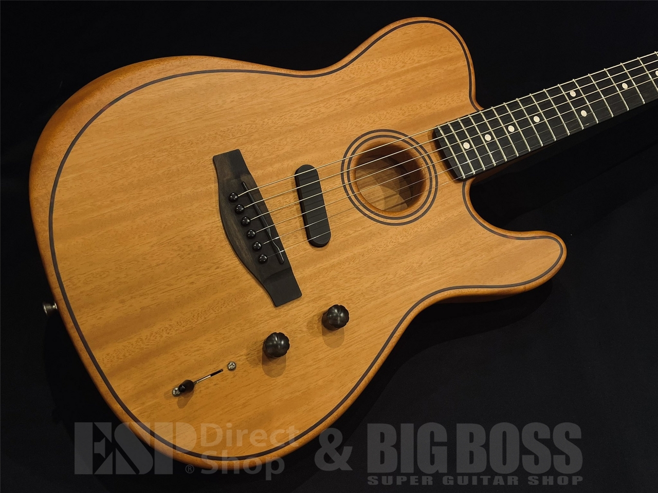 【USED / 即納可能】Fender（フェンダー）Fender USA American Acoustasonic Telecaster All-Mahogany / Natural 京都店 - 2