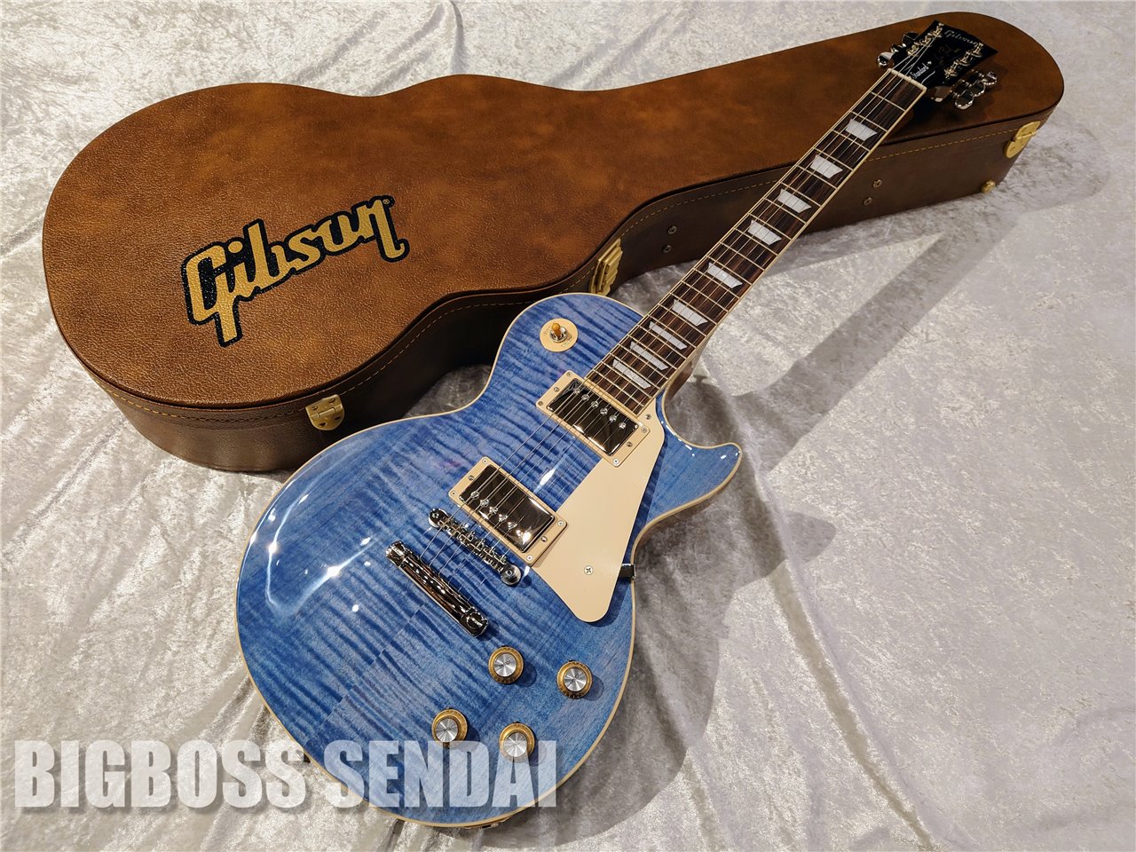 【即納可能】Gibson（ギブソン）Les Paul Standard 60s Figured Top / Ocean Blue 仙台店