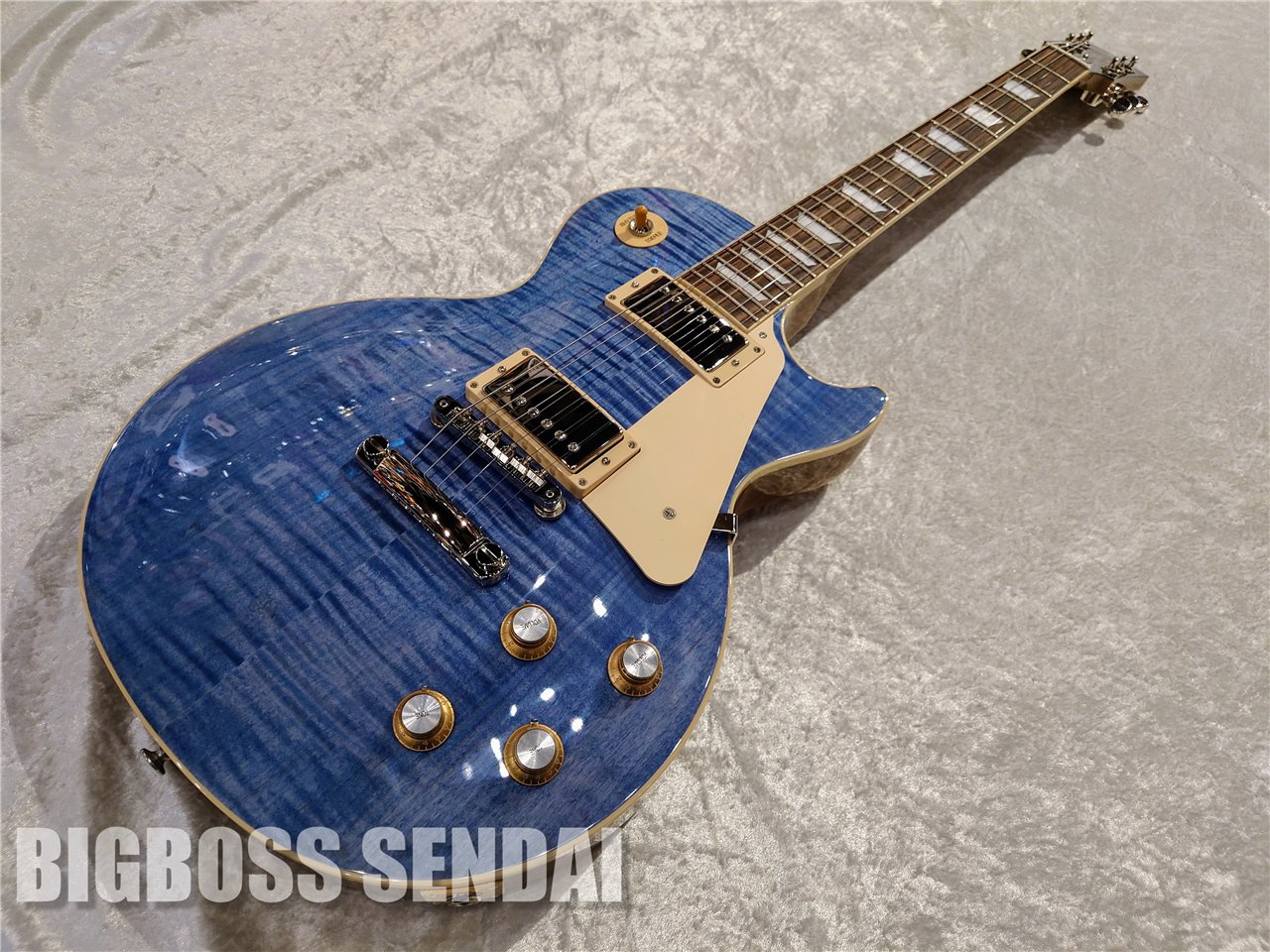 【即納可能】Gibson（ギブソン）Les Paul Standard 60s Figured Top / Ocean Blue 仙台店