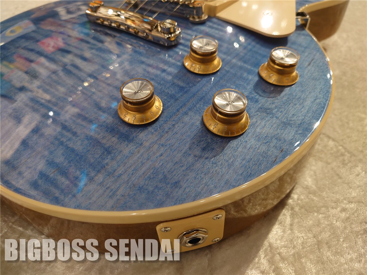 【即納可能】Gibson（ギブソン）Les Paul Standard 60s Figured Top / Ocean Blue 仙台店