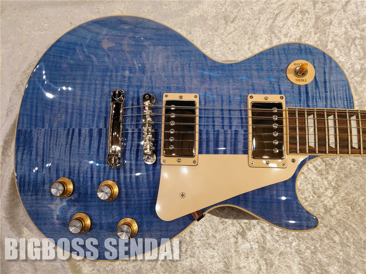 【即納可能】Gibson（ギブソン）Les Paul Standard 60s Figured Top / Ocean Blue 仙台店