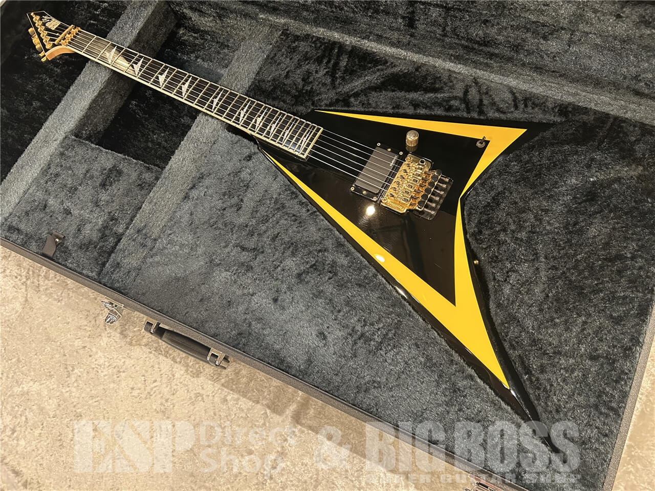 【即納可能/お客様委託品】 ESP (イーエスピー) ALEXI ARROW HEAD / Black with Yellow Stripe 仙台店 - 10