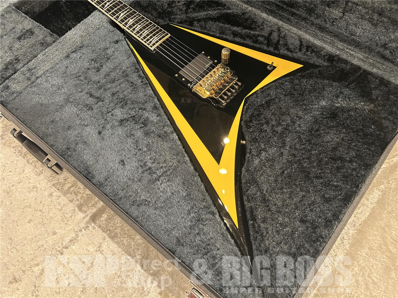 【即納可能/お客様委託品】 ESP (イーエスピー) ALEXI ARROW HEAD / Black with Yellow Stripe 仙台店 - 9