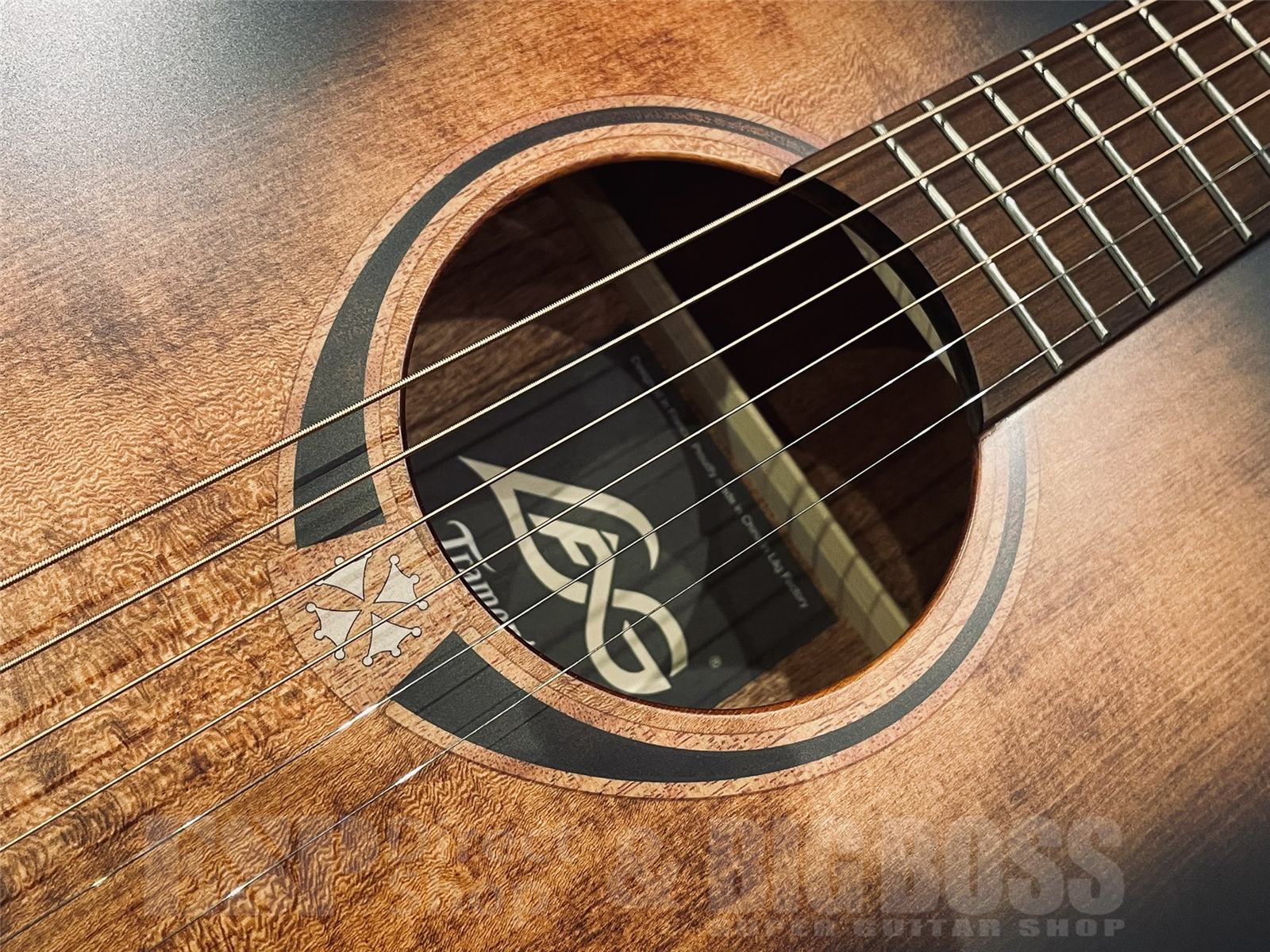 【即納可能】LAG Guitars (ラグギターズ ) T70A / BLACK & BROWN 京都店 - 4