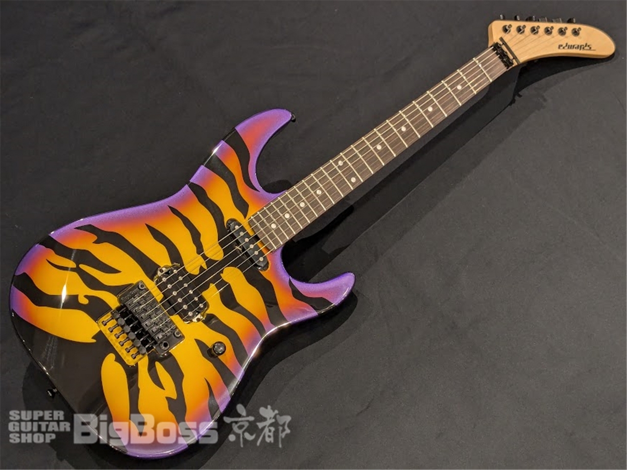 【即納可能】EDWARDS(エドワーズ) E-PURPLE TIGER / Purple Sunburst Tiger Graphic 京都店