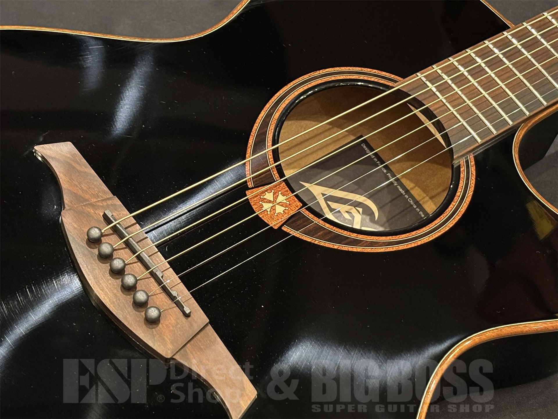 【即納可能】LAG Guitars(ラグギターズ) T118ASCE / BLACK 京都店