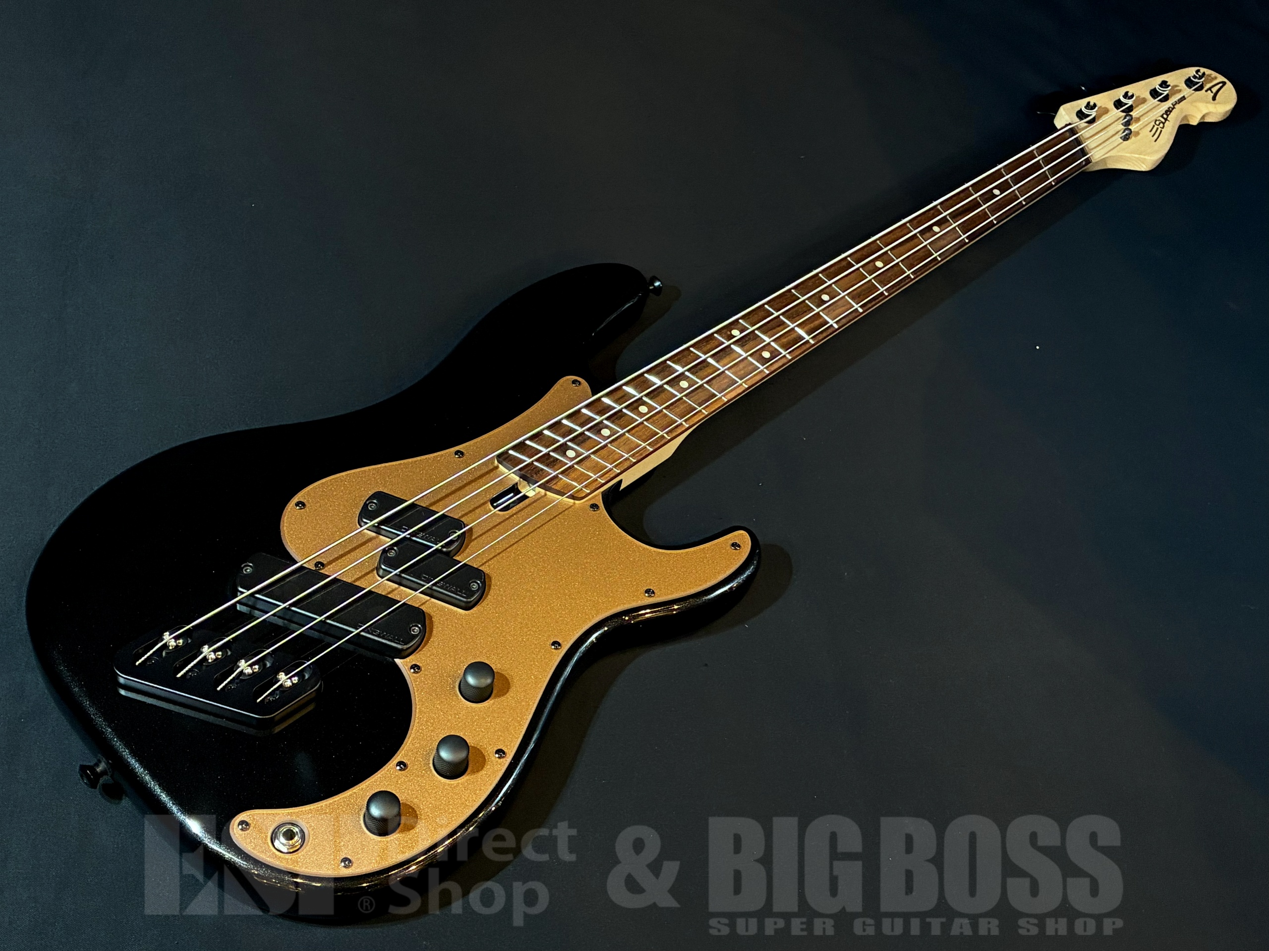 【即納可能】DINGWALL SP1 4-string / Gloss Metallic Black w Matte Coco Gold PG 大阪店