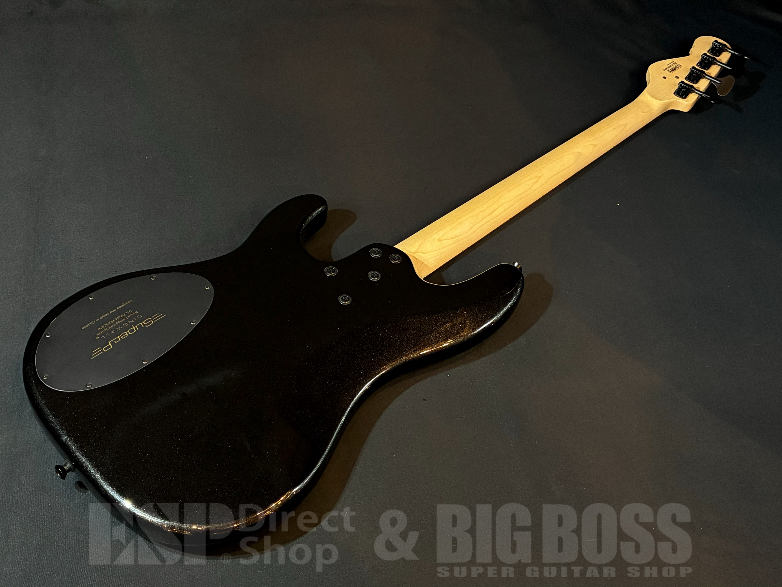【即納可能】DINGWALL SP1 4-string / Gloss Metallic Black w Matte Coco Gold PG 大阪店 - 5
