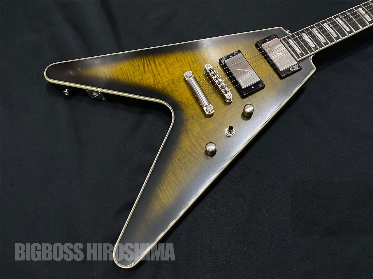 即納可能】Epiphone Flying V Prophecy (Yellow Tiger Aged Gloss