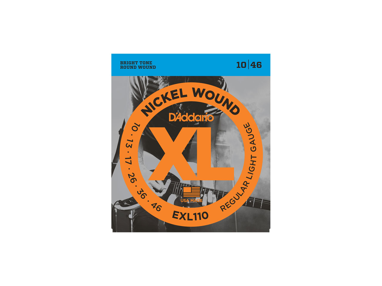 D'Addario(ダダリオ) XL Nickel Round Wound  Regular Light / EXL110 (エレキギター弦)