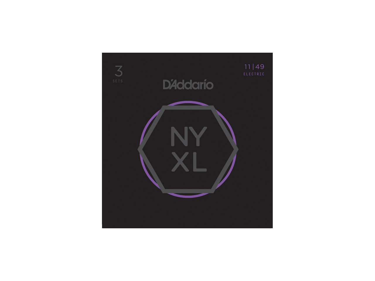 D'Addario(ダダリオ) NYXL Nickel Wound, Medium / 1149-3P (エレキギター弦/3セットパック)