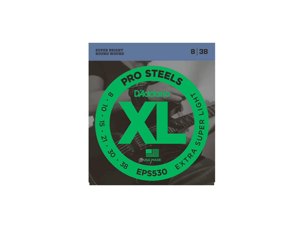D'Addario(ダダリオ) XL ProSteels Round Wound  Extra-Super Light / EPS530 (エレキギター弦)
