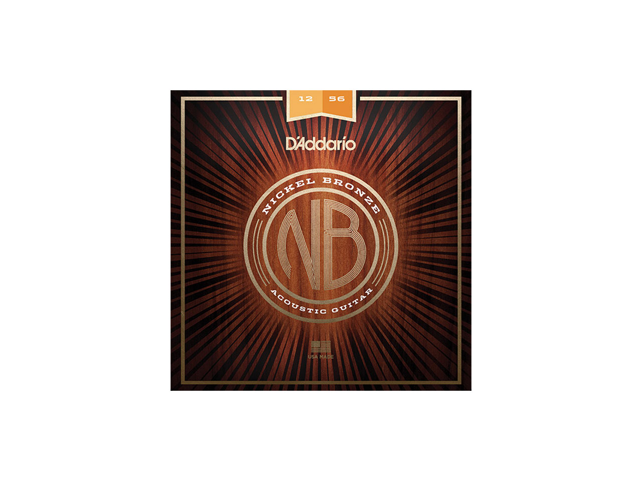 D'Addario(ダダリオ) Nickel Bronze Wound NB1256 (アコースティックギター弦)