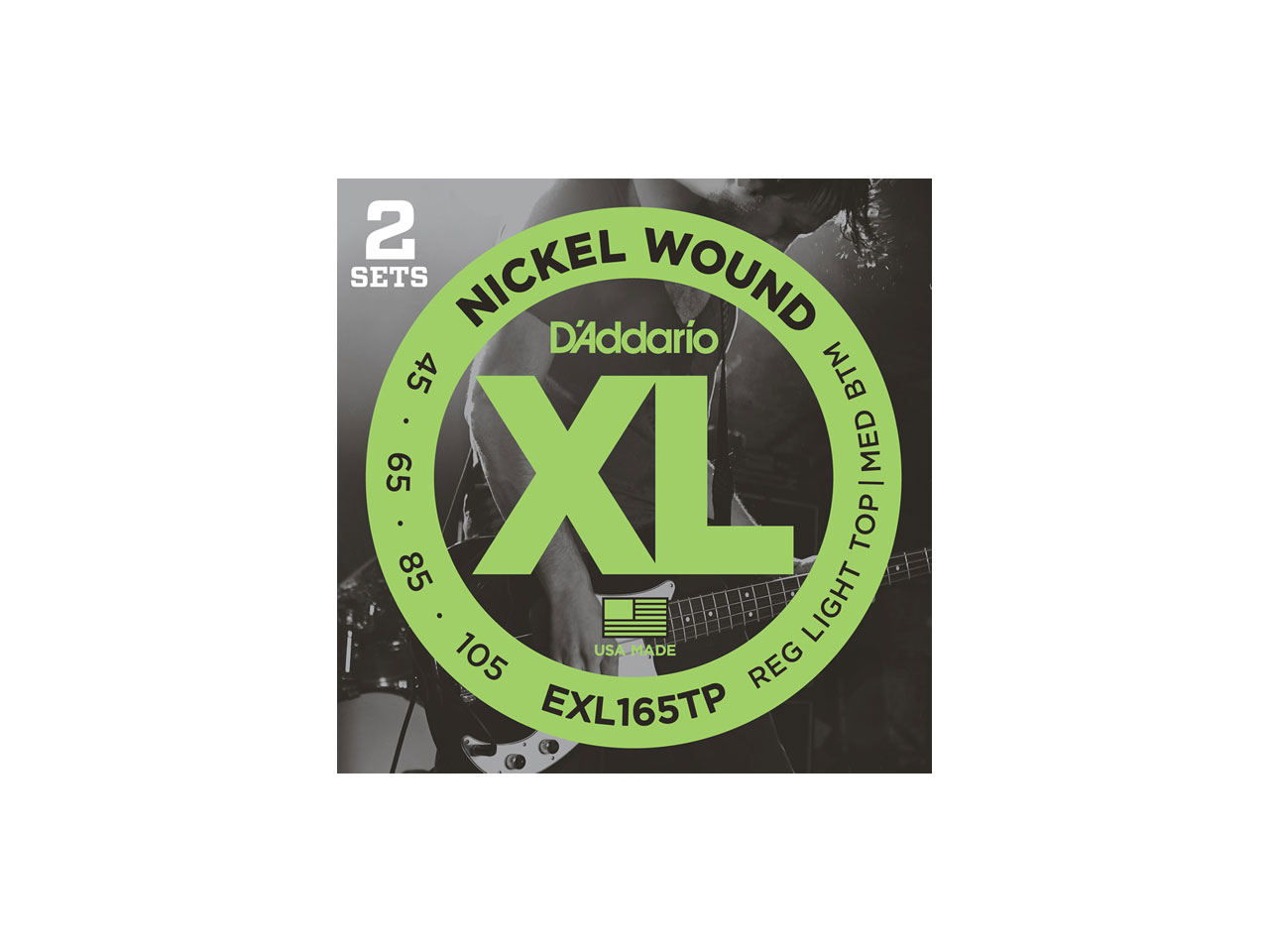 D'Addario(ダダリオ) XL Nickel Twin Packs 2 Sets , Long Scale