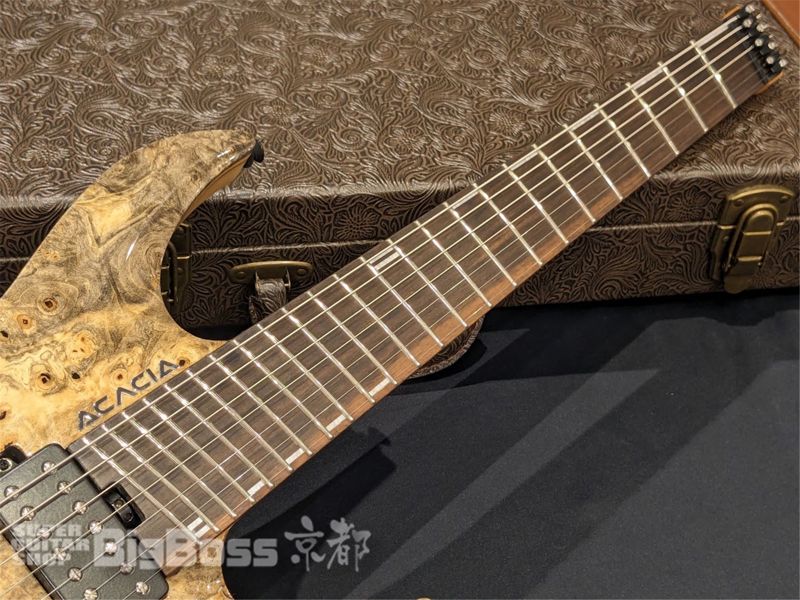 【即納可能】Acacia Guitars(アカシアギターズ) Medusa7 Multiscale / Natural Buckeyeburl 京都店