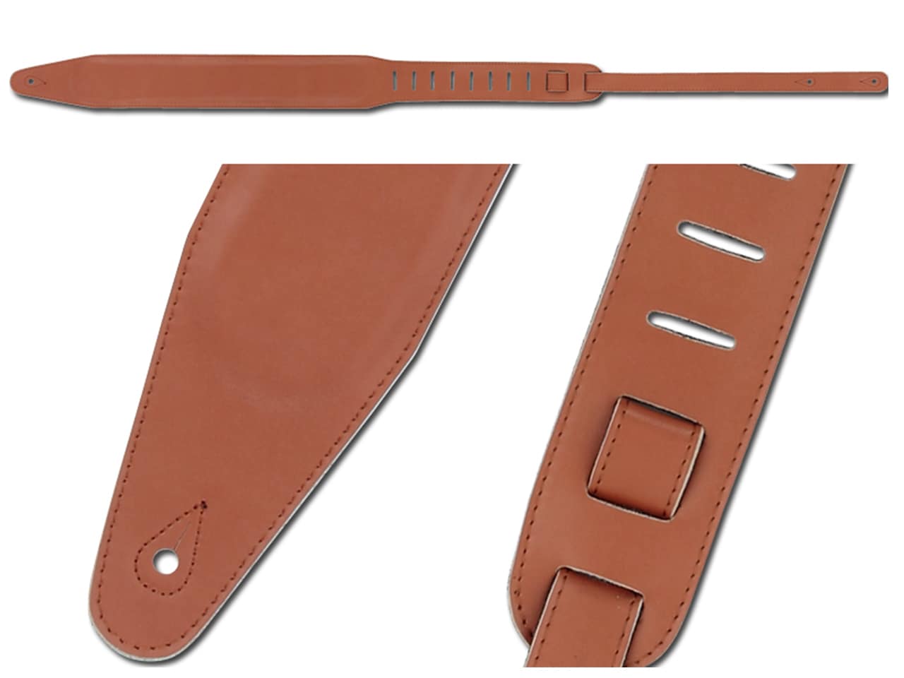 RENEGADE Straps(レネゲード) Paded Leather FOAM PAD-85-TAN (ストラップ)
