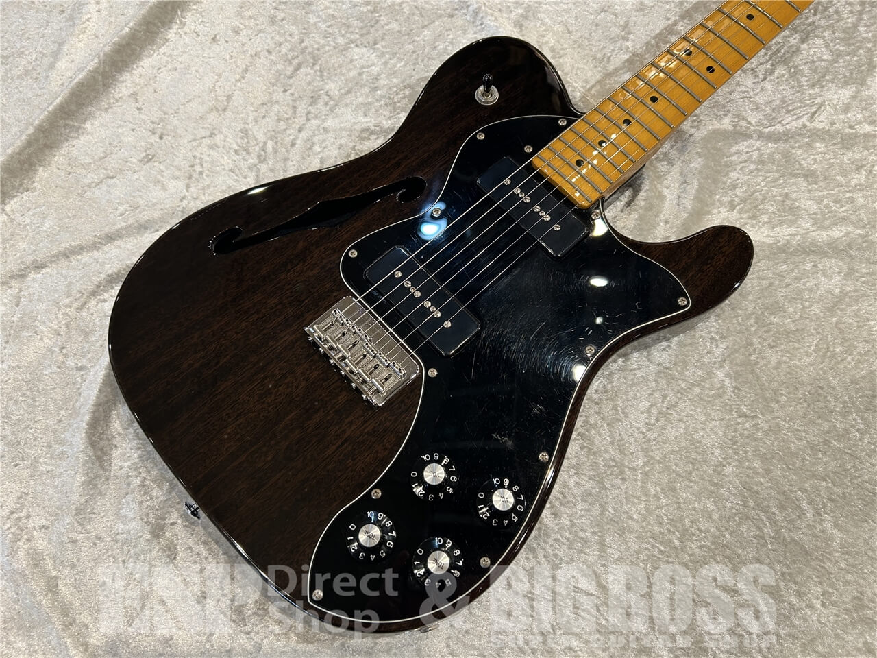 【即納可能/お客様委託品】 Fender (フェンダー) Modern Player Telecaster Thinline Deluxe / Transparent Black 仙台店 - 2