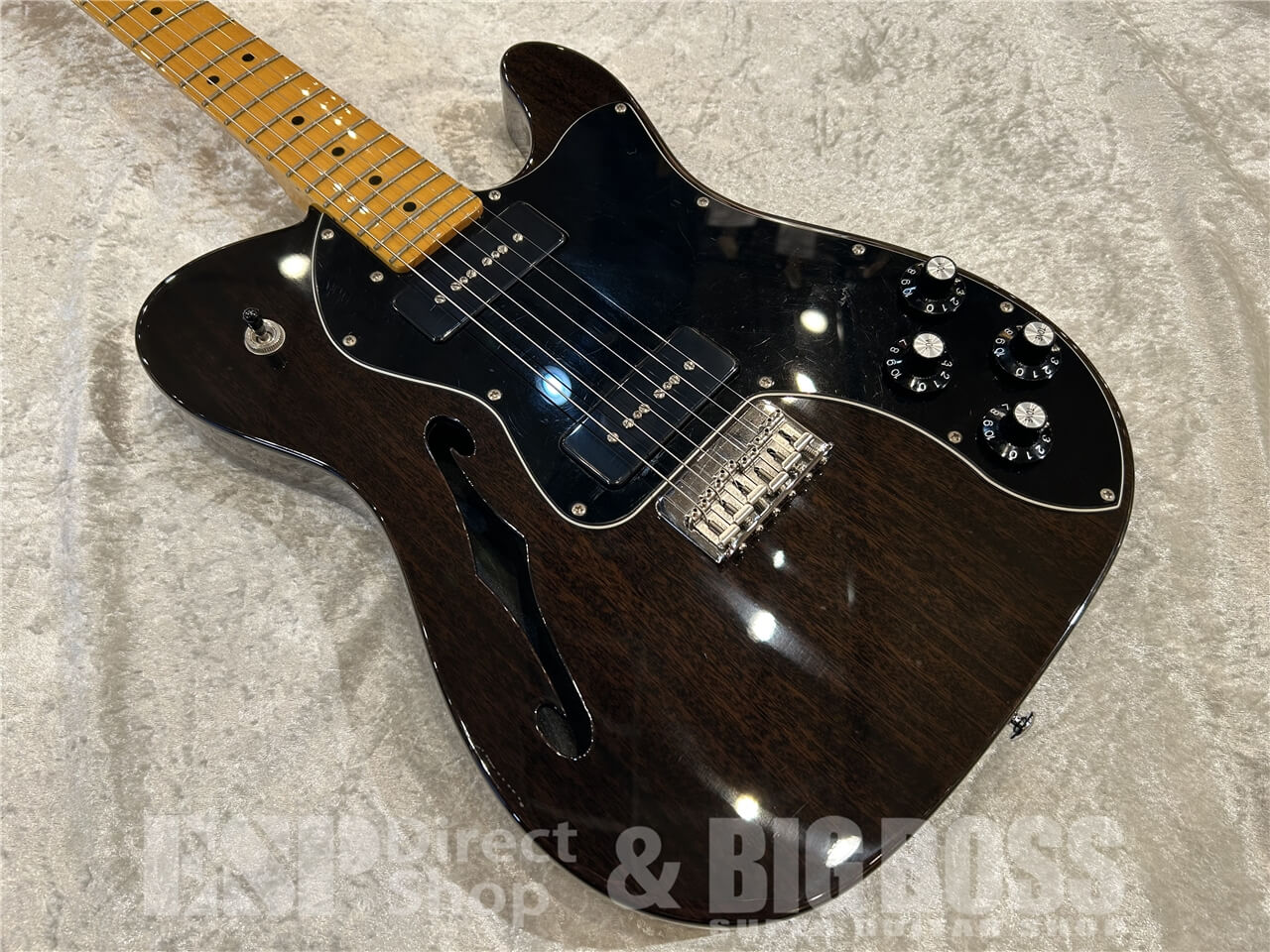【即納可能/お客様委託品】 Fender (フェンダー) Modern Player Telecaster Thinline Deluxe / Transparent Black 仙台店 - 10