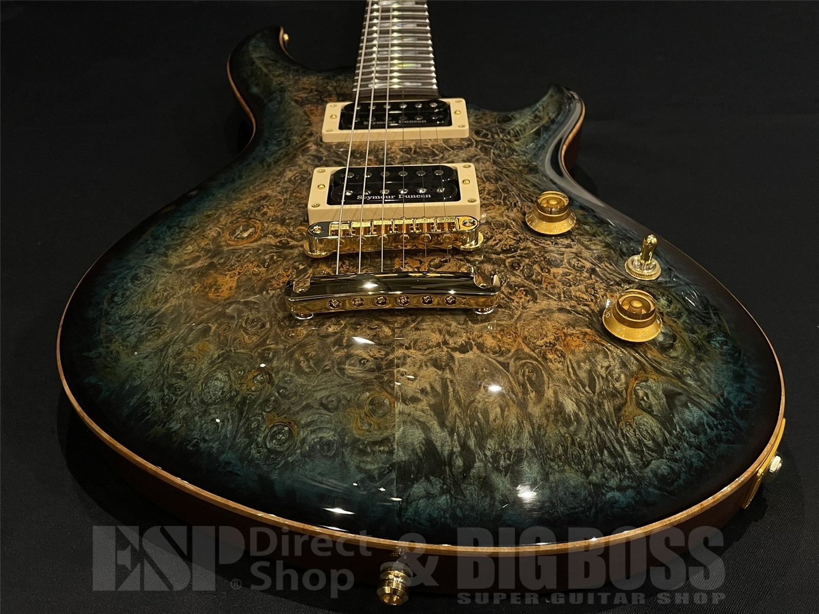【即納可能】ESP(イーエスピー) MYSTIQUE-CTM Burled Maple Reptile Blue Burst 京都店 - 5