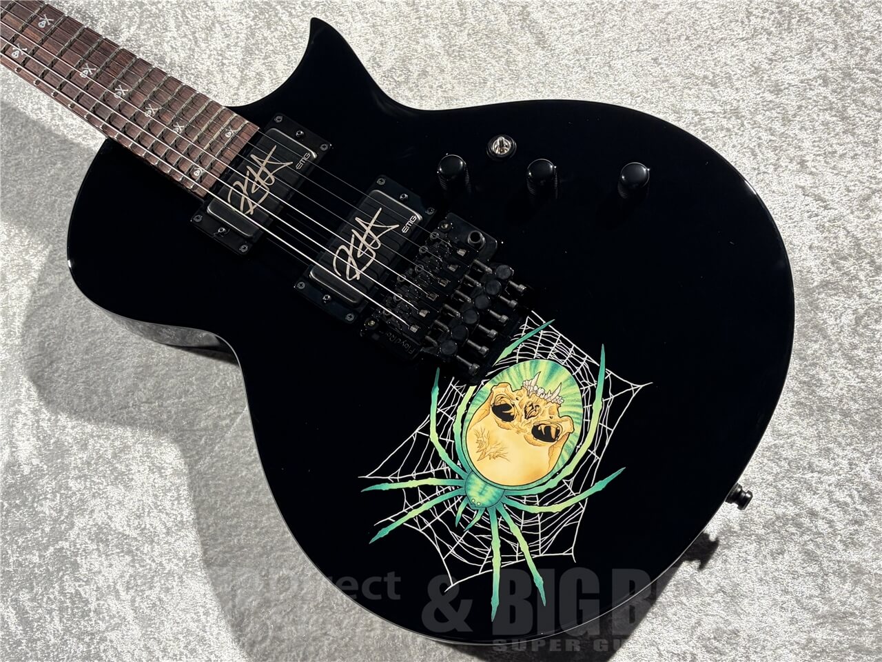 【即納可能】ESP(イ―エスピー) KH-3 SPIDER (Black w/Spider Graphic / METALLICA/Kirk Hammett Model) 札幌店 - 10