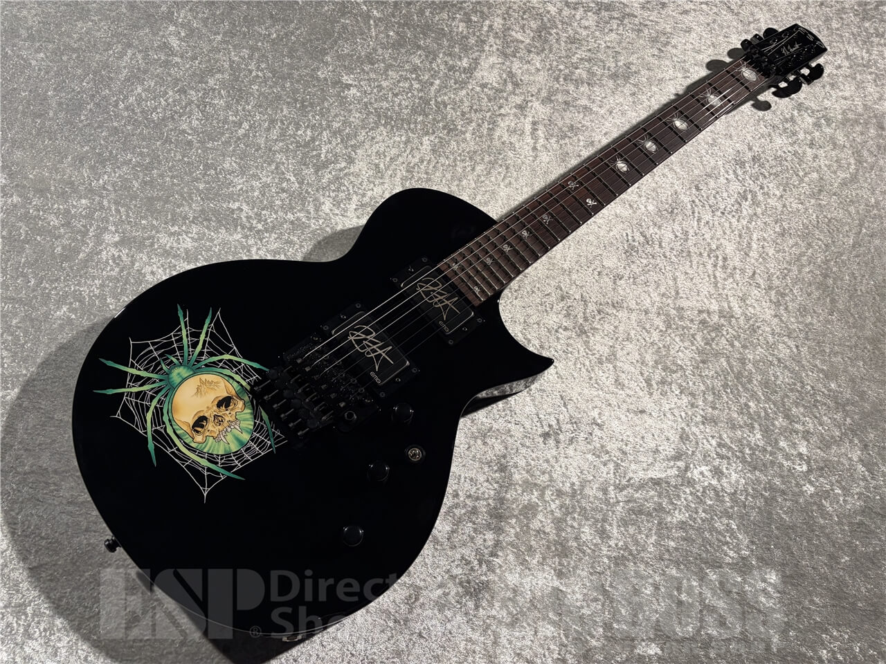 【即納可能】ESP(イ―エスピー) KH-3 SPIDER (Black w/Spider Graphic / METALLICA/Kirk Hammett Model) 札幌店
