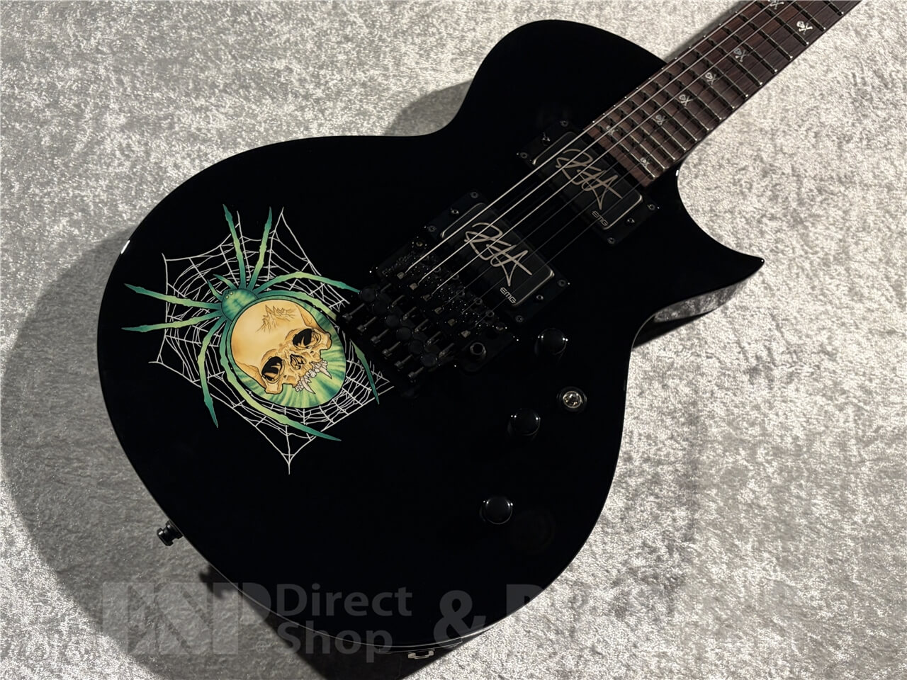 【即納可能】ESP(イ―エスピー) KH-3 SPIDER (Black w/Spider Graphic / METALLICA/Kirk Hammett Model) 札幌店 - 2