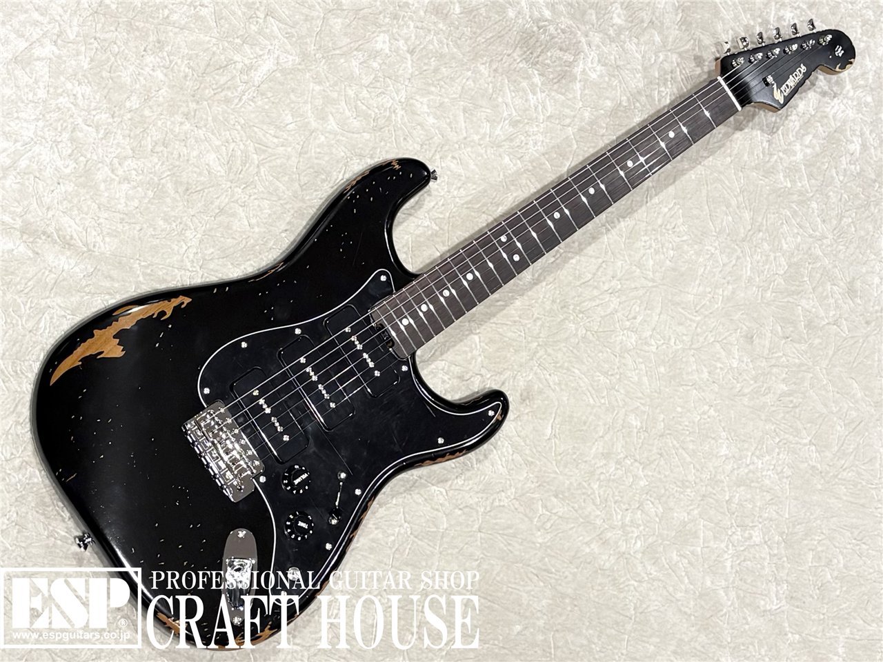 【即納可能】EDWARDS / E-SE-DII / Distressed Black 渋谷店