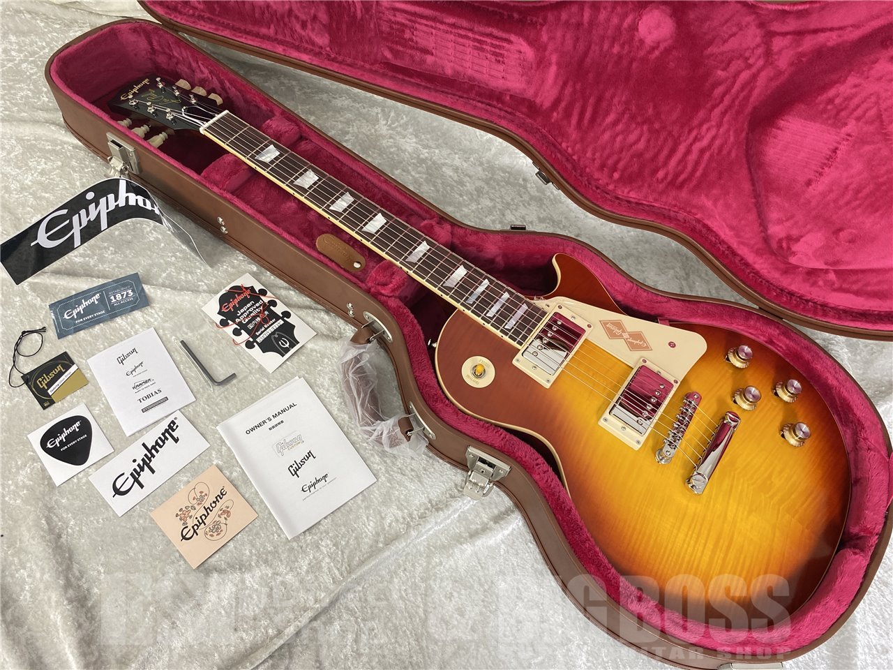 【即納可能】 Epiphone( エピフォン ) Inspired by Gibson Custom 1960 Les Paul Standard Reissue (Washed Cherry Sunburst) お茶の水駅前店(東京) - 11