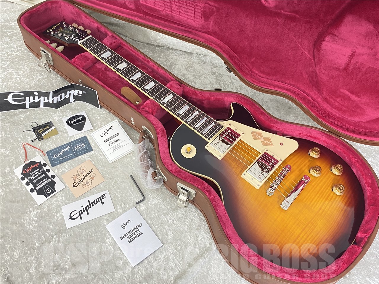 【即納可能】 Epiphone( エピフォン ) Inspired by Gibson Custom 1959 Les Paul Standard Reissue (Washed Bourbon Burst)お茶の水駅前店(東京) - 11