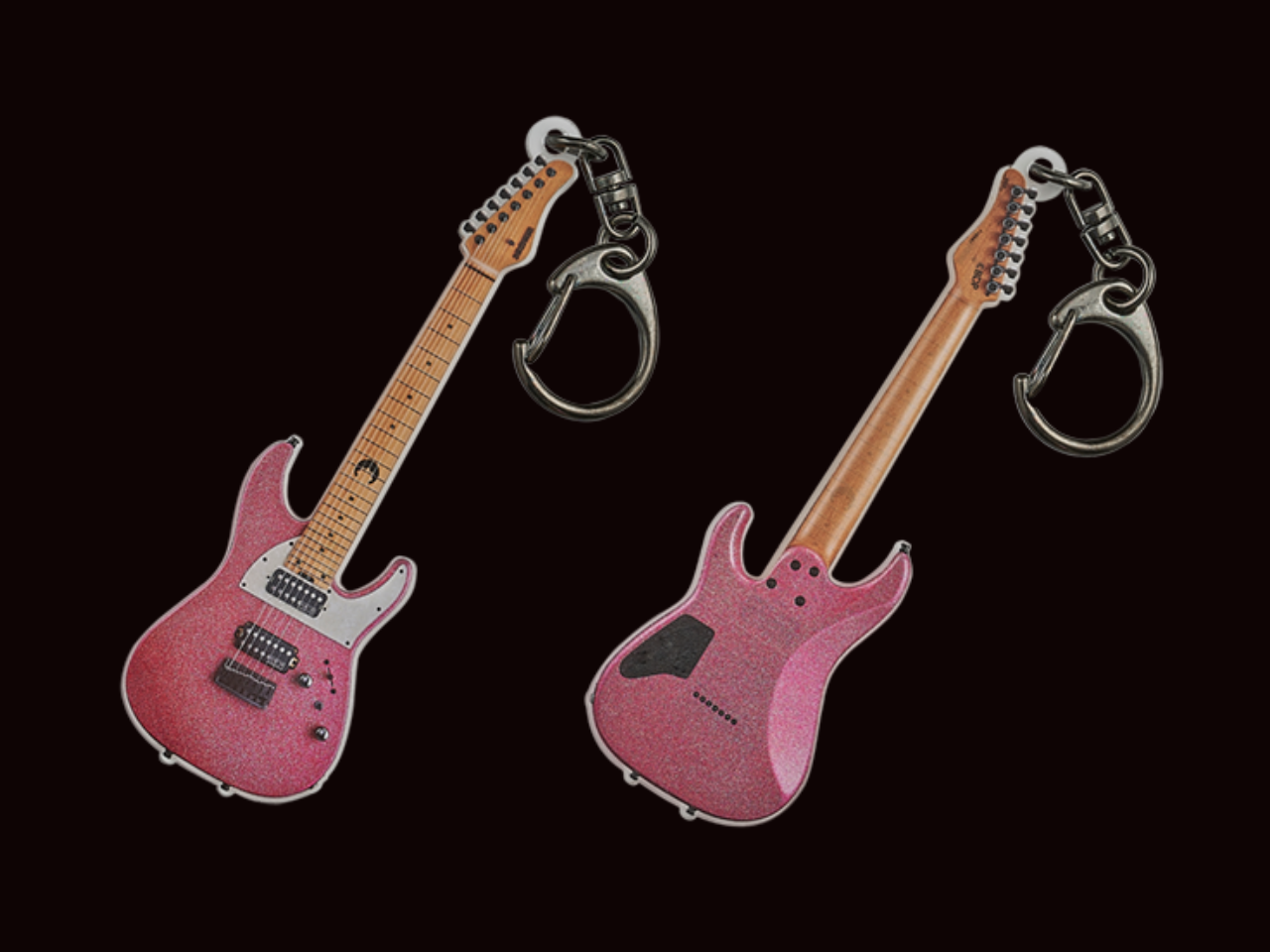 ※ご予約商品【SCHECTER×バンドリ！ ガールズバンドパーティ！ コラボレーション】SCHECTER(シェクター) Ave Mujica/Mortisギターアクリルキーホルダー